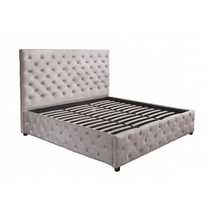 MERCURE modern ágykeret -  180x200cm - pezsgő bársony