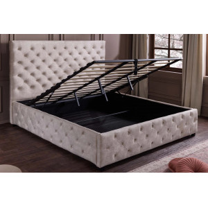 MERCURE modern ágykeret -  180x200cm - pezsgő bársony