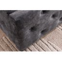 MERCURE modern ágykeret -  160x200cm - szürke bársony