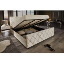 ELYSIUM modern ágykeret -  180x200cm - pezsgő