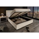 ROCCO modern kordbársony ágykeret -  180x200cm - beige