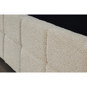 PRESTIGE modern boucle ágykeret -  180x200cm - beige