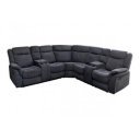 HOLLYWOOD dönthető mozi fotel 5 személyes - sötétszürke