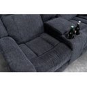 HOLLYWOOD dönthető mozi fotel 5 személyes - sötétszürke