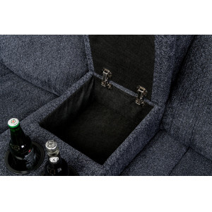 HOLLYWOOD dönthető mozi fotel 5 személyes - sötétszürke