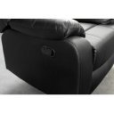 HOLLYWOOD dönthető kényelmi fotel - fekete