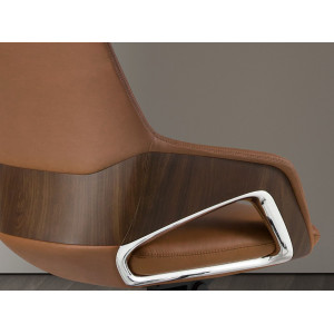 LINEA PRIME exkluzív forgószék - barna