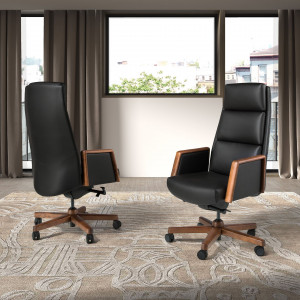 SOLARA exkluzív forgószék - fekete ANGEL CERDA