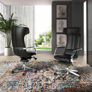 PRISMA exkluzív forgószék - fekete