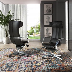 PRISMA exkluzív forgószék - fekete ANGEL CERDA