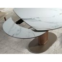 NUBE prémium bővíthető kerámia étkezőasztal - 140-200cm