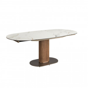 NUBE prémium bővíthető kerámia étkezőasztal - 140-200cm
