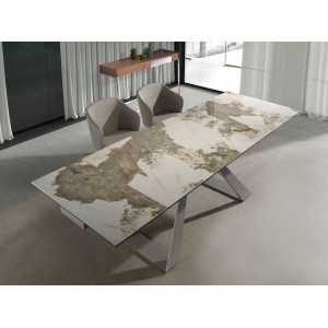 SENORA prémium bővíthető kerámia étkezőasztal - 160-240cm