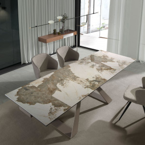 SENORA prémium bővíthető kerámia étkezőasztal - 160-240cm ANGEL CERDA