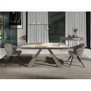 SENORA prémium bővíthető kerámia étkezőasztal - 160-240cm ANGEL CERDA