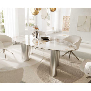 VERANO prémium kerámia étkezőasztal - 220cm