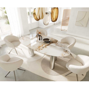 VERANO prémium kerámia étkezőasztal - 220cm