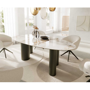 VERANO prémium kerámia étkezőasztal - 220cm