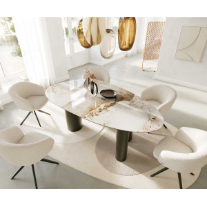 VERANO prémium kerámia étkezőasztal - 220cm