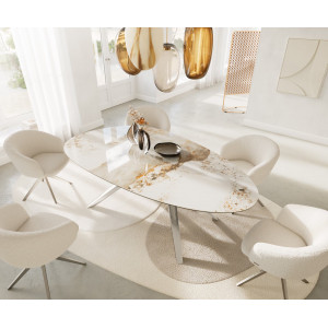 VERANO II prémium kerámia étkezőasztal - 220cm