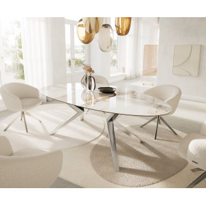 VERANO II prémium kerámia étkezőasztal - 220cm DELIFE