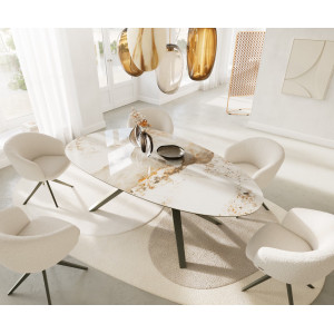 VERANO II prémium kerámia étkezőasztal - 220cm