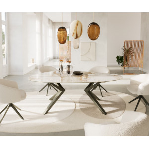 VERANO II prémium kerámia étkezőasztal - 220cm