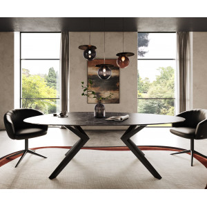 CERAMO II prémium kerámia étkezőasztal - 220cm