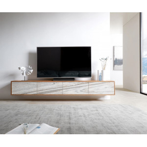 KELON prémium akác fali TV-szekrény - 200/220cm bútor