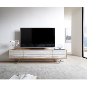 KELON prémium akác TV-szekrény - 200/220cm bútor