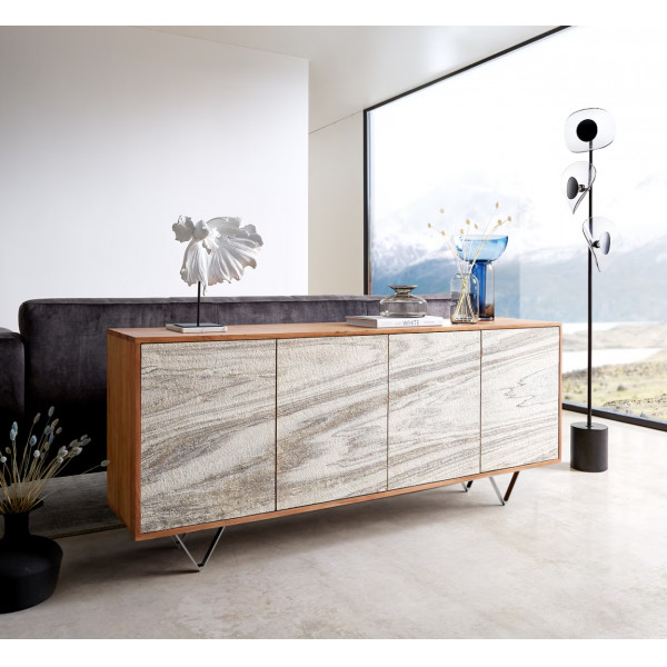 KELON prémium akác komód - 175cm