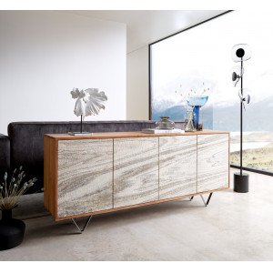 KELON prémium akác komód - 175cm DELIFE