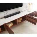 SILVA prémium akác fali TV-szekrény -200cm