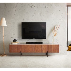 SILVA prémium akác TV-szekrény -200cm DELIFE