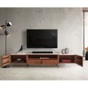 SILVA-II prémium akáci TV-szekrény -220cm
