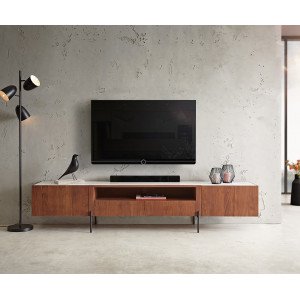 SILVA-II prémium akáci TV-szekrény -220cm