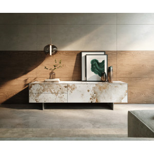 LITHOS  prémium kerámia TV-szekrény - 180/220cm DELIFE