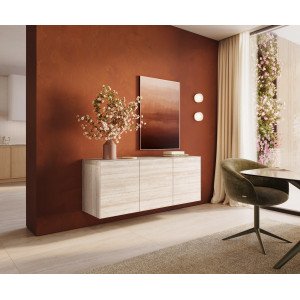 TRAVENO  prémium kerámia fali komód - 150cm DELIFE