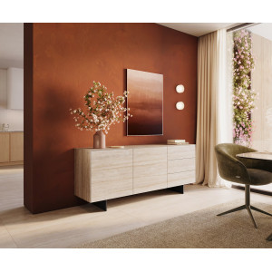 TRAVENO  prémium kerámia komód - 180cm DELIFE