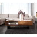 LOVECRAFT-II prémium akác dohányzóasztal - 115cm