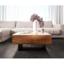 LOVECRAFT-II prémium akác dohányzóasztal - 80cm