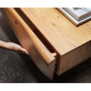 LOVECRAFT-II prémium akác dohányzóasztal - 80cm