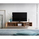 FEVON prémium akác fali TV-szekrény -160cm - natúr