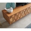 FEVON prémium akác fali  TV-szekrény -200/220cm - natúr