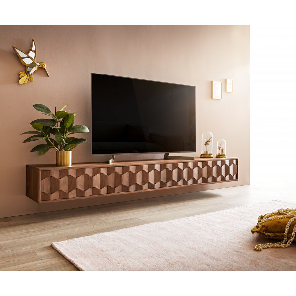 FEVON prémium akác fali  TV-szekrény -200/220cm