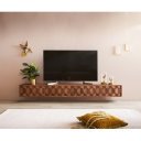 FEVON prémium akác fali  TV-szekrény -200/220cm