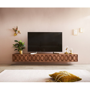 FEVON prémium akác fali  TV-szekrény -200/220cm DELIFE