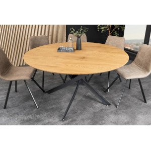 HELIX kerek tölgy étkezőasztal - 120cm INVICTA