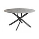 HELIX modern kerek étkezőasztal - 120cm - beton