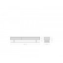 NATIVO prémium kerámia TV-szekrény - 150/200cm